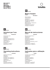 Mode d’emploi Scholtès FN 36 S Four