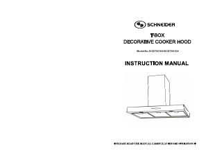 Manual Schneider SCDT 9010 LX Cooker Hood