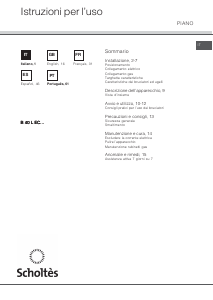 Mode d’emploi Scholtès B 40 L EC 1 SF Table de cuisson