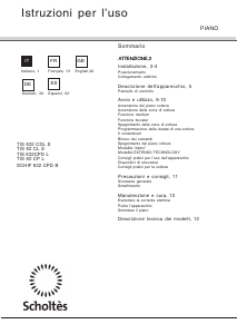 Manual de uso Scholtès SCH IF 632 CPD B Placa
