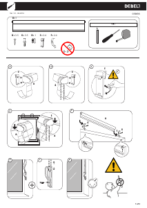 Manual de uso Debel Cosmos Estor enrollable