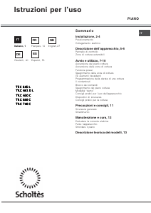 Handleiding Scholtès TRC 740 C Kookplaat