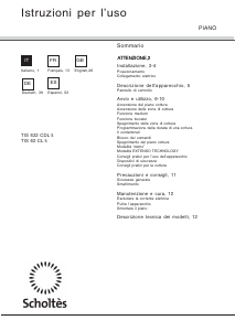 Manual de uso Scholtès TIS 62 CL S Placa