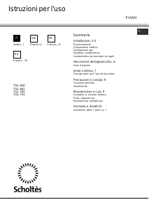 Manual Scholtès TGL 641 Hob