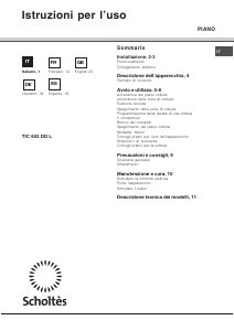 Mode d’emploi Scholtès TIC 642 DD L Table de cuisson