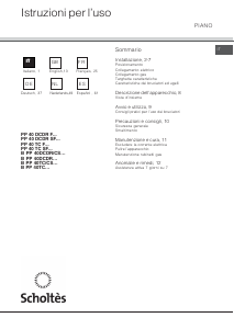 Handleiding Scholtès PP 40 DCDR SF Kookplaat