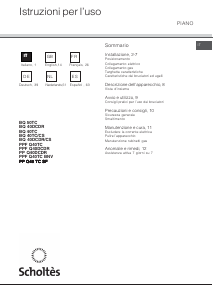 Mode d’emploi Scholtès PP Q40 TC SF Table de cuisson