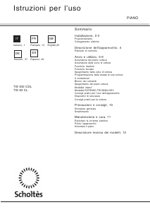 Manual de uso Scholtès TIS 62 CL Placa
