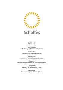 Manual de uso Scholtès LVX 9-44 Lavavajillas