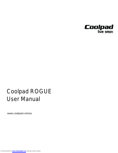 Handleiding Coolpad Rogue Mobiele telefoon