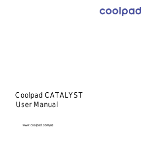 Handleiding Coolpad Catalyst Mobiele telefoon
