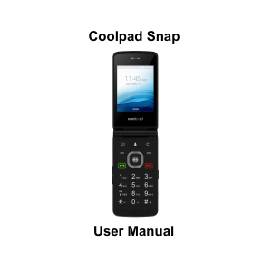 Manual Coolpad Snap Mobile Phone