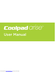 Handleiding Coolpad Arise Mobiele telefoon