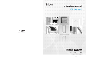 Handleiding iRiver H10 (5GB pure) Mp3 speler
