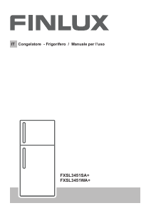 Manuale Finlux FXSL3451SA+ Frigorifero-congelatore