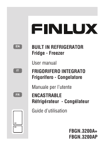 Handleiding Finlux FBGN.3200A+ Koel-vries combinatie