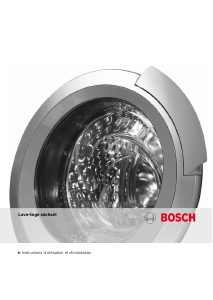 Mode d’emploi Bosch WKD28540FF Lave-linge séchant