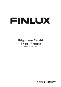 Manuale Finlux FXFCB.3651A+ Frigorifero-congelatore