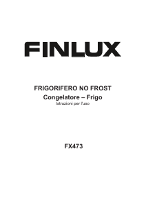 Manuale Finlux FX473 Frigorifero-congelatore