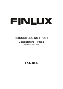 Manuale Finlux FX473D-X Frigorifero-congelatore