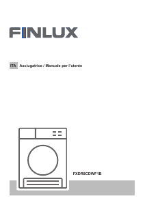 Manuale Finlux FXDR8CDWF1B Asciugatrice