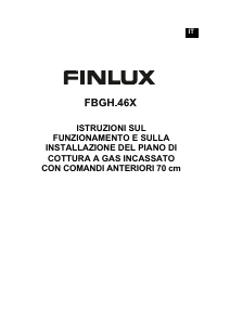 Manuale Finlux FBGH.46X Piano cottura