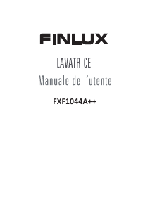 Manuale Finlux FXF 1044 A++ Lavatrice