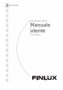 Manuale Finlux FXF 1049 A++ Lavatrice
