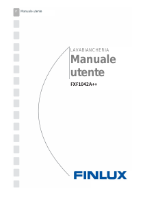 Manuale Finlux FXF 1042 A++ Lavatrice