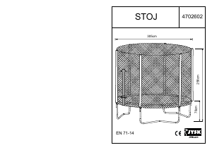 Priručnik JYSK Stoj Trampolin