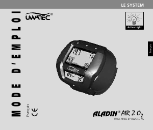 Mode d’emploi Uwatec Aladin Air Z O2 Ordinateur de plongée