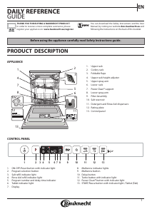 Handleiding Bauknecht BCIO 3O41 PLE S Vaatwasser