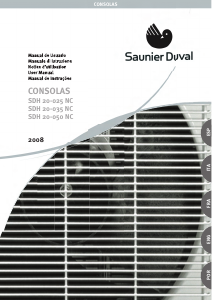 Manual Saunier Duval SDH 20-035 NC Ar condicionado