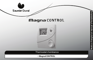 Mode d’emploi Saunier Duval MagnaCONTROL Thermostat