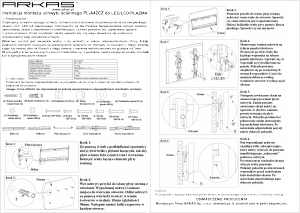 Instrukcja Arkas PL-A42CZ Uchwyt ścienny