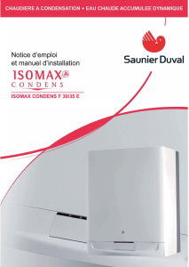 Mode d’emploi Saunier Duval Isomax Condens F 30/35 E Chaudière chauffage central