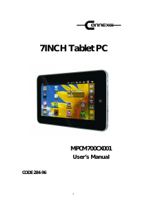 Manual Connex MPCM700CX001 Tablet