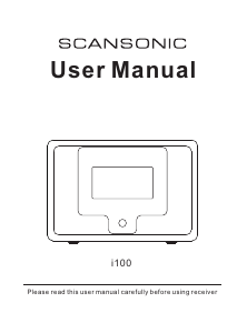 Manual Scansonic i100 Radio