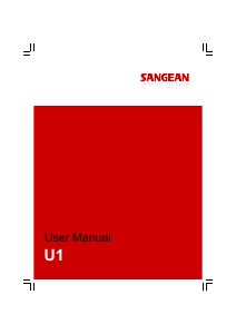 Manual Sangean U1 Radio