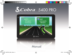 Manual Cobra 5400 Pro Car Navigation