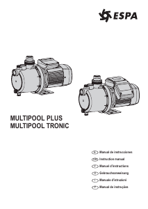 Manual ESPA Multipool Plus Bomba de piscina