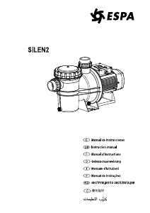 Manual ESPA Silen 2 Swimming Pool Pump