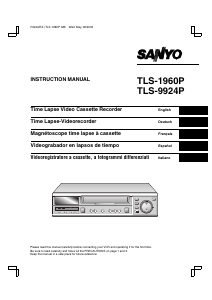 Handleiding Sanyo TLS-9924P Videorecorder