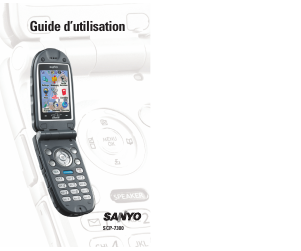 Mode d’emploi Sanyo SCP-7300 Téléphone portable