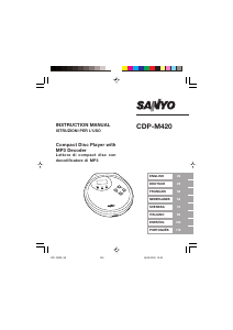 Bedienungsanleitung Sanyo CDP-M420 Discman