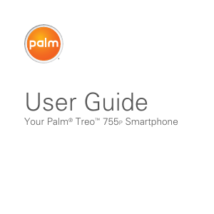 Manual Palm Treo 755p Mobile Phone