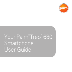 Handleiding Palm Treo 680 Mobiele telefoon
