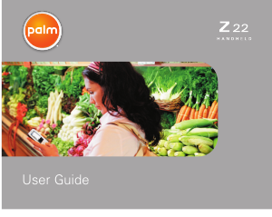 Manual Palm Z22 Organiser