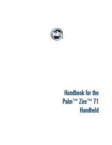 Handleiding Palm Zire 71 Organiser