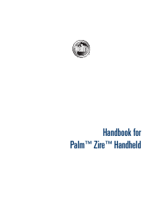 Handleiding Palm Zire Organiser